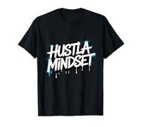 Hustla Mindset, Funny Masculine Motivation Social Media Fun Camiseta