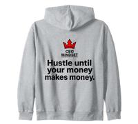 Hustle hasta Que su Dinero Gane Dinero - CEO Mindset Sudadera con Capucha
