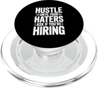 Hustle hasta Que Sus Enemigos pregunten si está contratando Motivacional PopSockets PopGrip para MagSafe