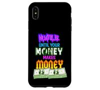 Hustle Until Your Money Make Money Men Women Business Owner Carcasa para iPhone XS MAX