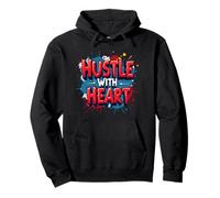 Hustle with Heart - Trabajar con corazón y Mente Sudadera con Capucha