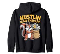 Hustlin Is My Therapy Money Grind Motivation Hustle Life Sudadera con Capucha