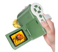 HUTACT Microscopio Digital Portátil para Niños: Microscopio de Bolsillo con Cámara de 1000X y Pantalla LCD 4K de 2.0" para la Escuela al Aire Libre - Kits de Ciencia Edu Regalos para Niños Niñas 8-12