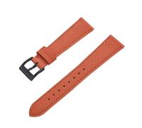 HUTBUVEAW Correa de reloj de cuero cosido Vintage de negocios de liberación rápida 18mm 19mm 20mm 21mm 22mm 23mm 24mm for reloj tradicional(Orange2,22mm)