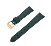 HUTBUVEAW Correa de reloj de cuero cosido Vintage de negocios de liberación rápida 18mm 19mm 20mm 21mm 22mm 23mm 24mm for reloj tradicional(Green3,24mm)