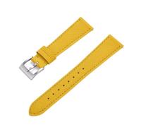 HUTBUVEAW Correa de reloj de cuero cosido Vintage de negocios de liberación rápida 18mm 19mm 20mm 21mm 22mm 23mm 24mm for reloj tradicional(Yellow1,20mm)