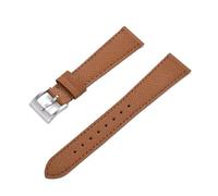 HUTBUVEAW Correa de reloj de cuero cosido Vintage de negocios de liberación rápida 18mm 19mm 20mm 21mm 22mm 23mm 24mm for reloj tradicional(Brown1,20mm)
