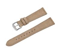 HUTBUVEAW Correa de reloj de cuero de ante suave Vintage, accesorios de pulsera de repuesto de liberación rápida de 18mm, 19mm, 20mm y 22mm(Khaki,20mm)