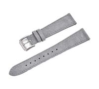 HUTBUVEAW Correa de reloj de cuero de ante suave Vintage, accesorios de pulsera de repuesto de liberación rápida de 18mm, 19mm, 20mm y 22mm(Light Gray,18mm)