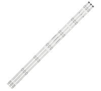 HUTBUVEAW Tira de retroiluminación LED de 3 Piezas for LG LC43490059A LC43490058A 43UJ635V 43UK6300PLB 43UJ651V 43UJ634V 43UJ630V 43UJ561V 43UJ655V