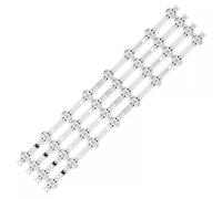 HUTBUVEAW Tira de retroiluminación LED for TV 1/2 for 55um73 y 75 REV01 55UM7300AUE SSC Y19 Trident 180703 EAV64592001 55UM7510PLA 55UM7660PLA 8 lámparas 6 V(1TV(4PCS))