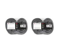 HUTCHINSON Blister 2 Cámaras 700x20-25 Presta válvula 48 mm, Unisex Adulto, Negro, Talla_única (Paquete de 2)