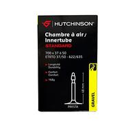 HUTCHINSON - Cámara de Aire - City - Estándar - Resistencia y Antipinchazos - Válvula Presta - Espesor 0,9 mm - 48 MM - 700 x 37