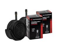 HUTCHINSON - Cámara de aire - MTB - Junior - Estándar - Resistencia y protección contra pinchazos - Válvula Shräder - Grosor 0,9 mm - 40 MM - 24 x 1,70-2,35 - Juego de 2