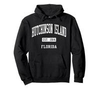Hutchinson Island Florida FL JS04 Vintage Deportes Atléticos Sudadera con Capucha