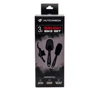 Hutchinson - Lote de 3 cepillos de Limpieza multifunción para Bicicleta - Elimina la Suciedad en Profundidad en Todo Tipo de componentes - Compatibles con la transmisión, el Cuadro y los Detalles