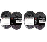 HUTCHINSON MTB 26" x 1.70-2.35 válvula Presta (Fina), 48 mm Cámara de Bicicleta, Unisex Adulto, Negro, 26 x 1.70-2.35 (Paquete de 2)