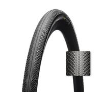 Hutchinson - OVERIDE - Tubeless Ready - Cubierta Gravel - Rendimiento y Comodidad - Varillas Flexibles - Negro/Tan