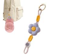 Hutclip für Taschen - 18 x 4 cm Blumenform mit verstellbarem Anti-Verlust | Multifunktionale Hutklammern für Geldbörse, Gepäck, Rucksack, Tasche, Handtasche, Einkaufstasche, Flughafen, , Urlaub