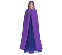 HUTOOLEE Capa con capucha de rosa fucsia para Halloween, cosplay, fiesta de graduación, cómic, decoración de fiesta de adultos, hermosa impresión gráfica