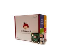 HutoPi Kit Raspberry Pi 4 Model B 4GB + Tarjeta MicroSD 32GB + Carcasa + Cargador