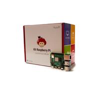 HutoPi Kit Raspberry Pi 4 Model B 8GB + Tarjeta MicroSD 32GB + Carcasa + Cargador