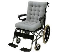 HUTRADE Cojín Antiescaras Integrado para Silla De Ruedas con Respaldo, Reductor Presión Lavable En Poliéster/Algodón, Previene Úlceras por Presión Accesorio para Sillas Ruedas Y Oficina