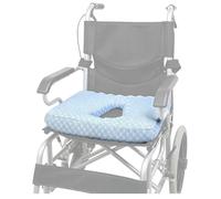 HUTRADE Cojín Antiescaras para Silla De Ruedas, Cojín Postural Viscoelástico con Funda Lavable Antideslizante Alivio del Coxis Y del Dolor Lumbar para Oficina Personas