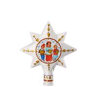 Hutschenreuther - Adorno para árbol de Navidad (15,5 x 4,5 x 17 cm, Porcelana), diseño navideño, Multicolor