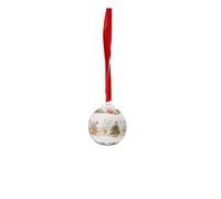 Hutschenreuther Bola de Porcelana de 4,5 cm de Longitud de Navidad 2023