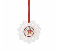 Hutschenreuther Christmas Collection 2025 Christmas Games - Joya con diseño de estrella y trenzas de 7,5 cm de diámetro