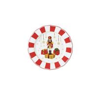 Hutschenreuther Christmas Love - Plato llano (22 cm), color rojo