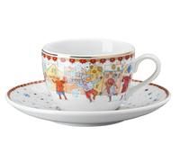 Hutschenreuther Colección de 23 longitudes navideñas Cappuccinota. 2 piezas.