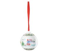Hutschenreuther Colección de Navidad 2025, Bola de Porcelana, Bolas de Navidad, 6 cm de diámetro