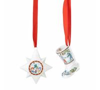 Hutschenreuther Colección de Navidad 2025 Juego de ministerios y minibotas de Navidad / 6,5 cm / 5,2 xm