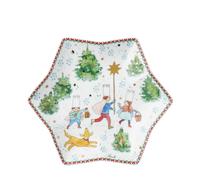 Hutschenreuther Edición De Colección 2025 Juegos Navideños Plato Estrella 24 cm