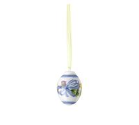 Hutschenreuther Mini Huevo de Porcelana 2025 para Colgar, diámetro 3,4 cm x Alto 5 cm, colección de Pascua, Porcelana Multicolor, diseño de Narciso Amarillo