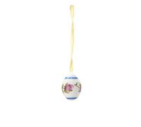 Hutschenreuther Mini Huevo de Porcelana, diseño de trébol de Primavera, Porcelana, Tema Coleccionable, Pascua 2023, Mini Huevo, Ovalado, diámetro de 3,4 cm, Altura de 5,2 cm, Porcelana