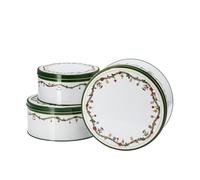 Hutschenreuther Nora Navidad Plätzchendosen Redondo De Chapa Set 3-tlg