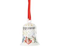 Hutschenreuther Serie Colección Weihnachtslied 2025 Campana de Porcelana 7 CM