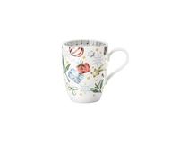 Hutschenreuther Taza con asa (0,360 L), diseño de villancicos navideños 2025