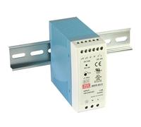 Hutschienen - Fuente de alimentación (60 W, 48 V, 1,25 A, MW MEAN WELL, MDR-60-48), color blanco