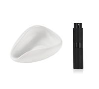 HUTSRAI Juego de Dosificadora de Granos de Café y Botella Pulverizadora, Dosificador de CeráMica, Pulverizador de Café Expreso, Kit de Bandeja Medidora Monodosis