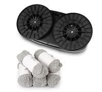 HUTT DDC55/DDC5/C6 Mopas de Repuesto para Robot de Limpieza de Ventanas, Accesorios Lavables, 5 mopas Dobles