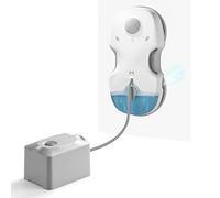 HUTT S7 Plus Robot Limpiacristales con Fuente de Energía Portátil, Sistema Dual Drive Flotante 3D, Carga Durante el Funcionamiento, Pulverización Automática y Protección Múltiple, Blanco