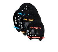 Huub Hand Paddles Palas de Mano, Unisex, Negro, L