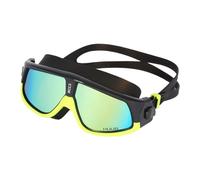 Huub Ryft - Máscara de natación para aguas abiertas, color negro y amarillo, dorado polarizado