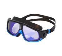 Huub Ryft - Máscara de natación para aguas abiertas, color negro y fotocromático, lente de espejo azul