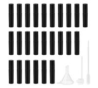 Huucozn 120 PCS Mini Atomizadores de Perfume 2ml | Botellas Recargables de Plástico para Viaje | Kit de Pulverizadores Portátiles | Mini Botellas de Spray con Accesorios para Fragancias