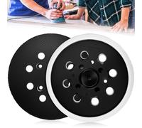 Huucozn Plato de Lijado 125 mm para Lijadora Excéntrica, Disco Abrasivo con Sistema Hook and Loop y 8 Agujeros, Compatible con Bosch PEX 400 Ae, Accesorio para Profesionales y Bricolaje